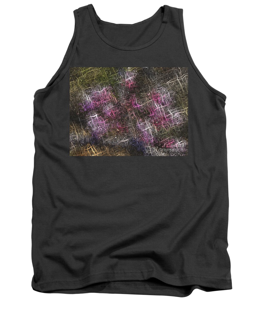 Tulip Abstract Photo Photograph Photographic Plant Flower Flowers Craig Walters Art Artist Artistic Landscape Color A An The Tank Top featuring the digital art Abstract Tulip by Craig Walters