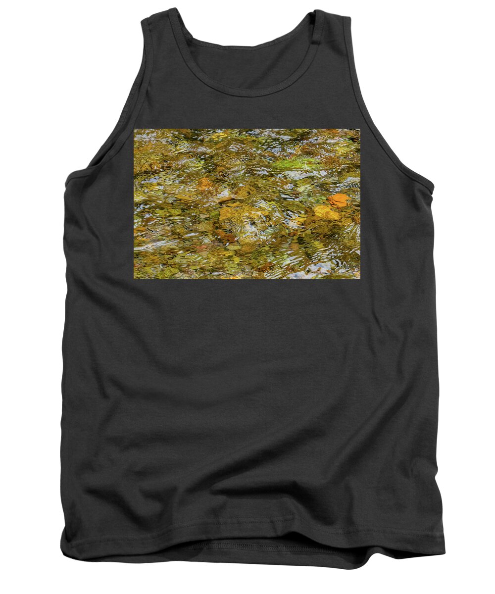 Abstract Tank Top featuring the photograph Abstract water by Tim Dussault