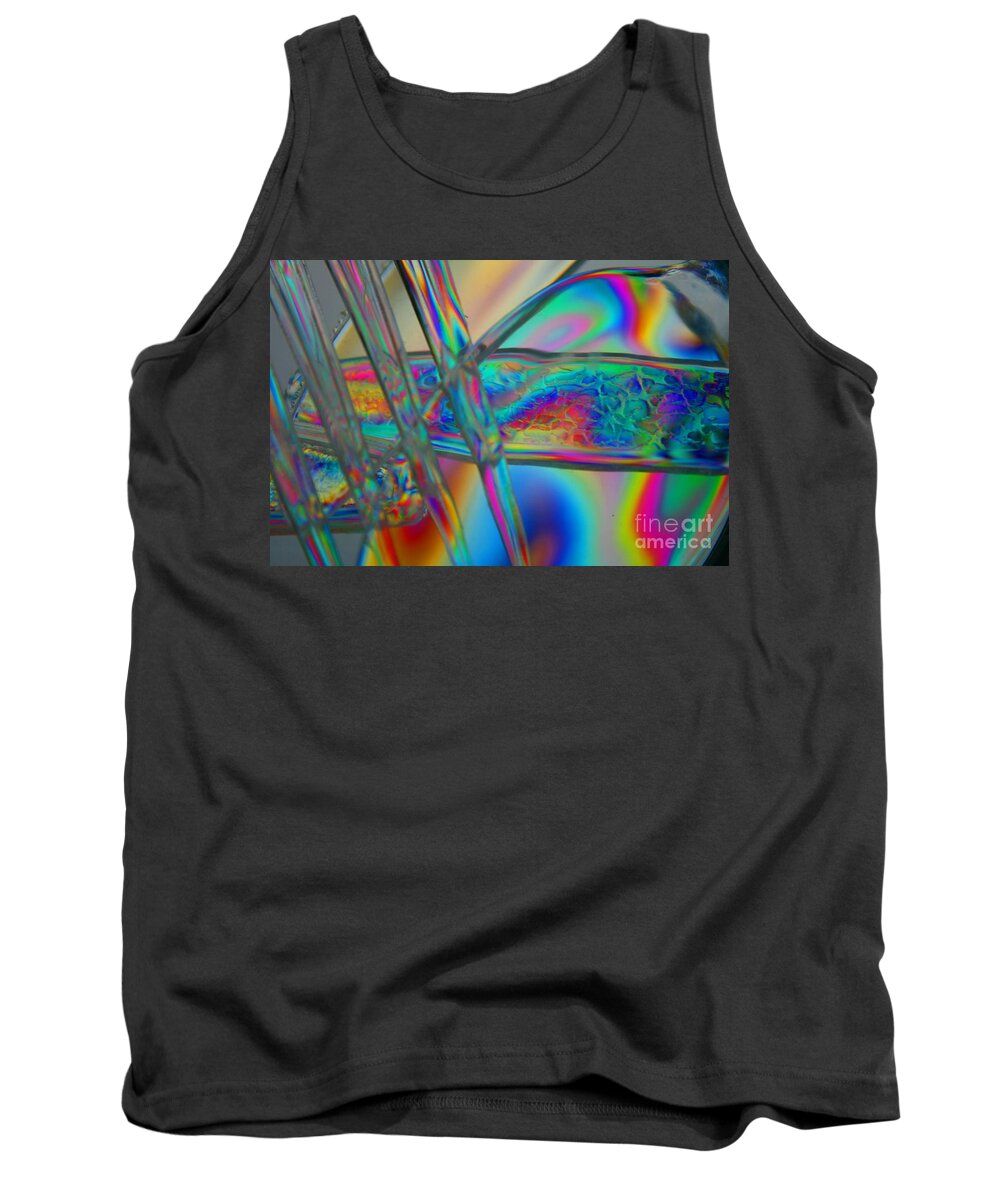 Abstract Tank Top featuring the photograph Abstraction in Color 2 by Crystal Nederman
