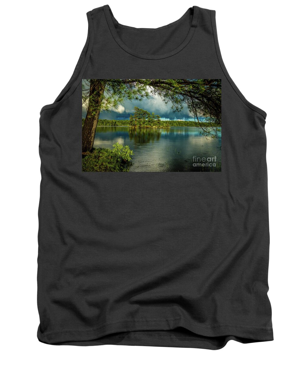 Buck Lake Tank Top featuring the photograph After the Rain by Roger Monahan
