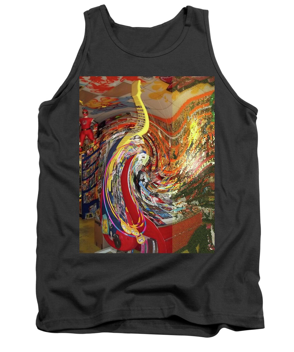 Swirl Tank Top featuring the photograph Afternoon Hallucination by Anne Cameron Cutri