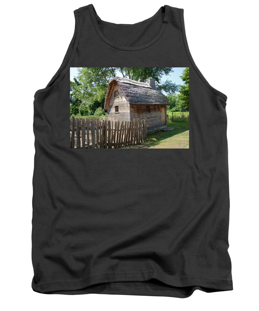 Architecture Tank Top featuring the photograph Alexander Knight House by Caroline Stella