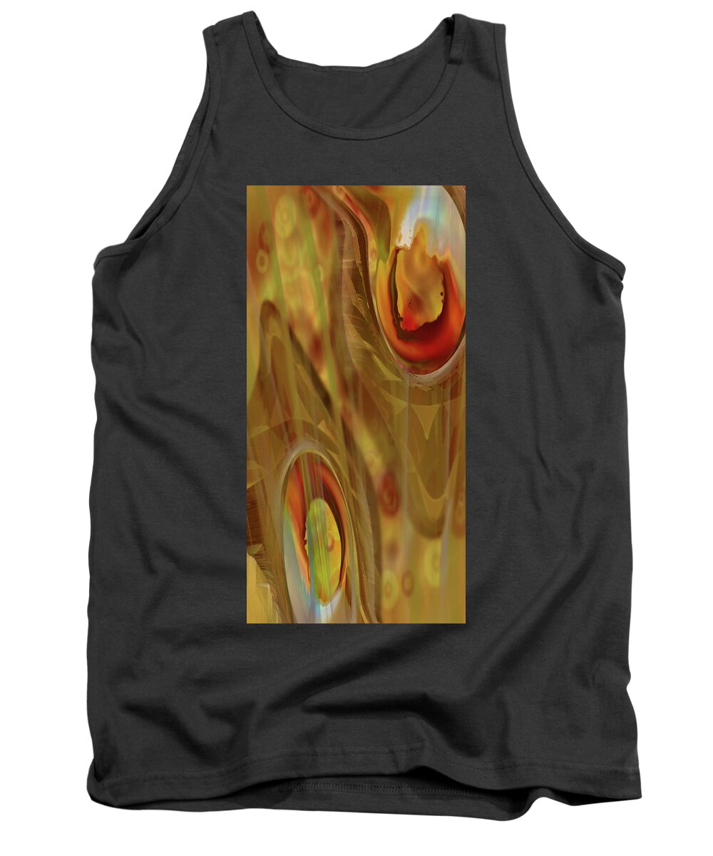 Digital Fantasy Art Created Virtually Tank Top featuring the digital art Almost Resting by Steve Sperry