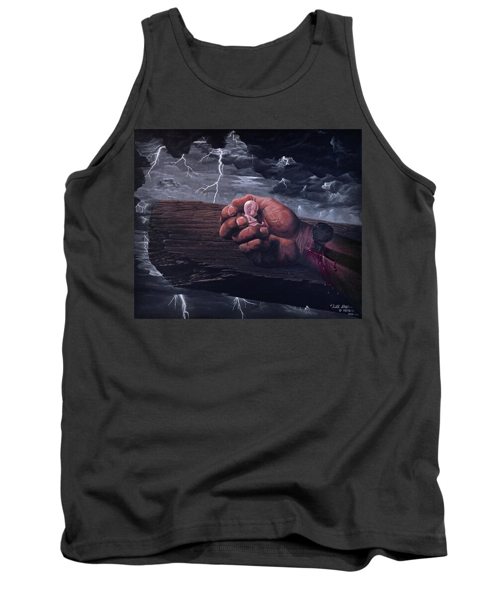 Spiritual Tank Top featuring the painting Amazing Grace by Bill Stephens