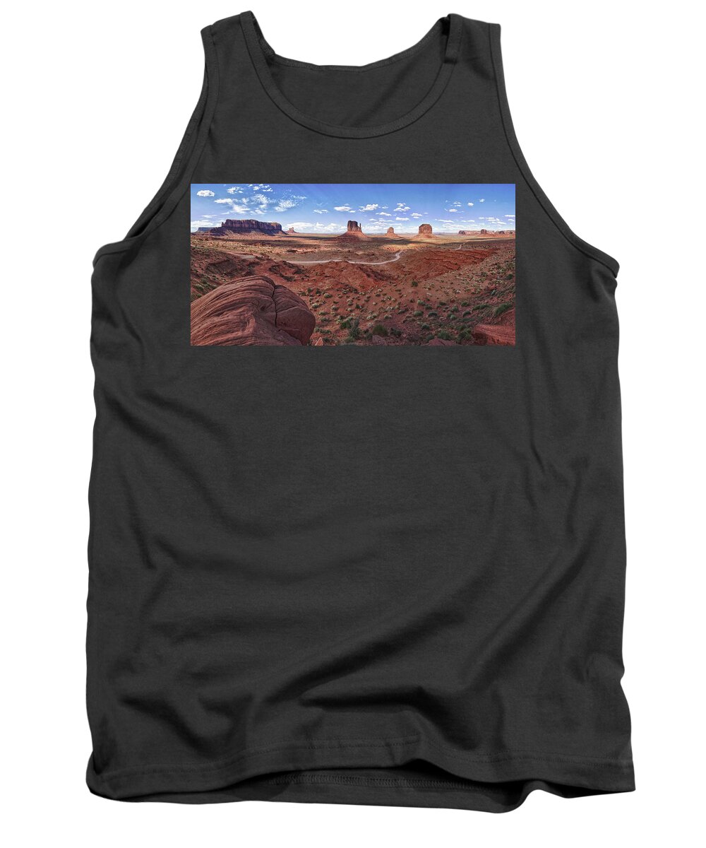 Arizona Tank Top featuring the photograph Amazing Monument Valley by Andreas Freund