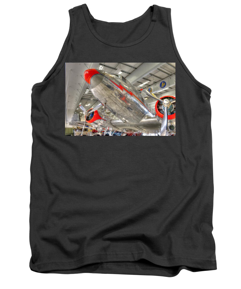 Plane Tank Top featuring the photograph American 2 by Craig Incardone