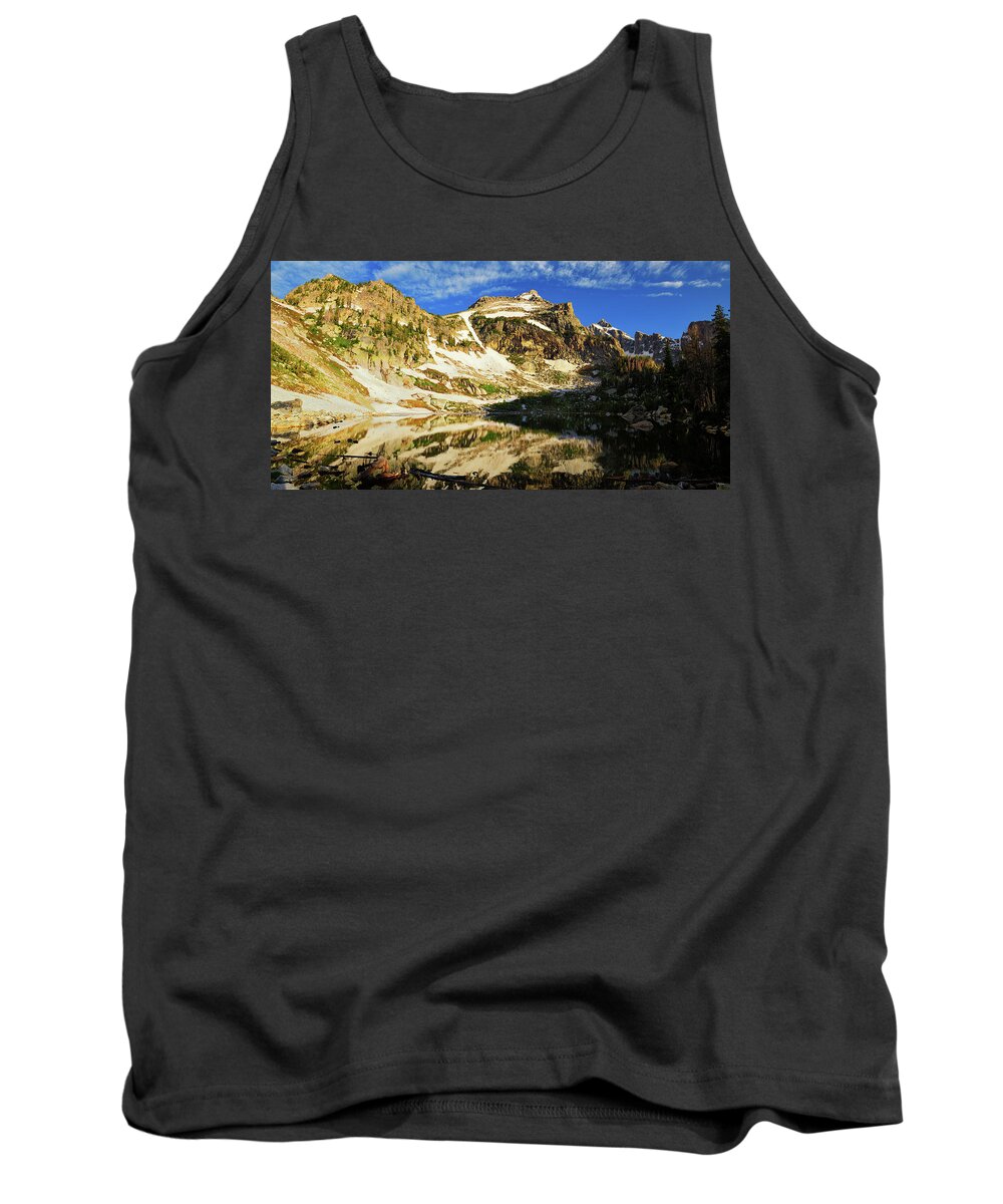 Amphitheater Lake Tank Top featuring the photograph Amphitheater Lake Panorama by Greg Norrell
