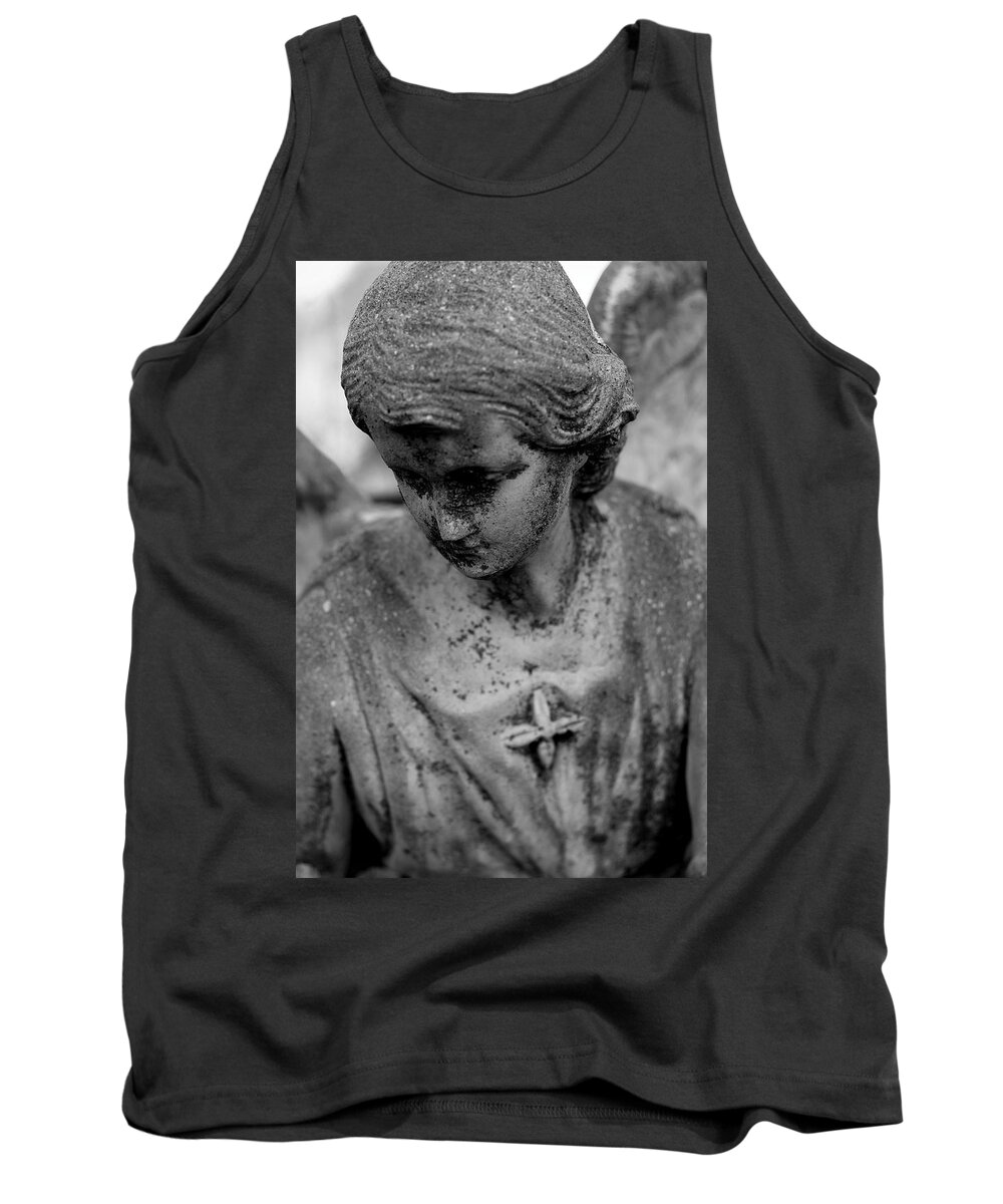 Statue Tank Top featuring the photograph Angels Among Us by Viviana Nadowski