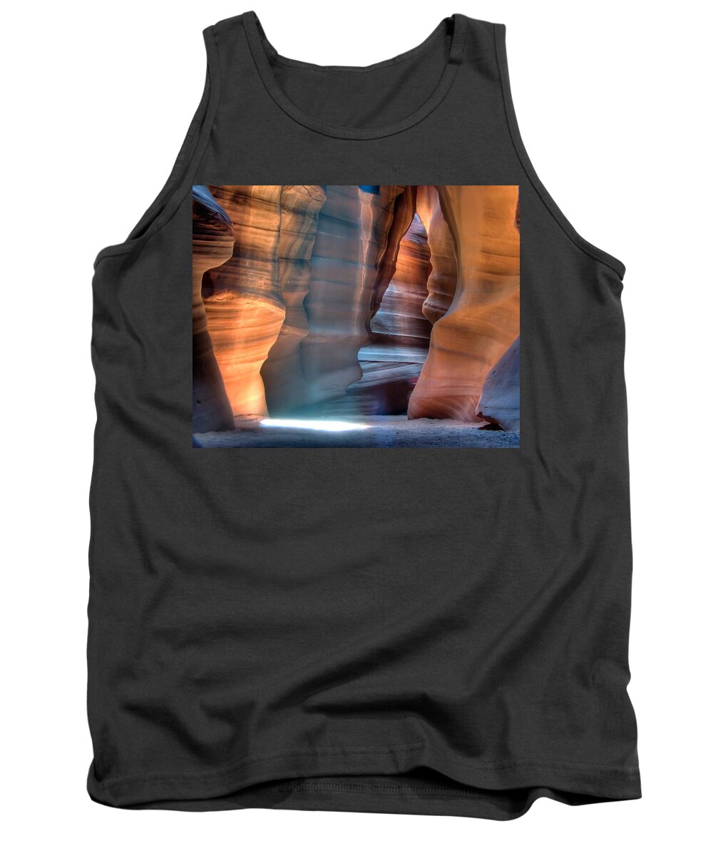 Antelope Tank Top featuring the photograph Antelope Canyon by Farol Tomson