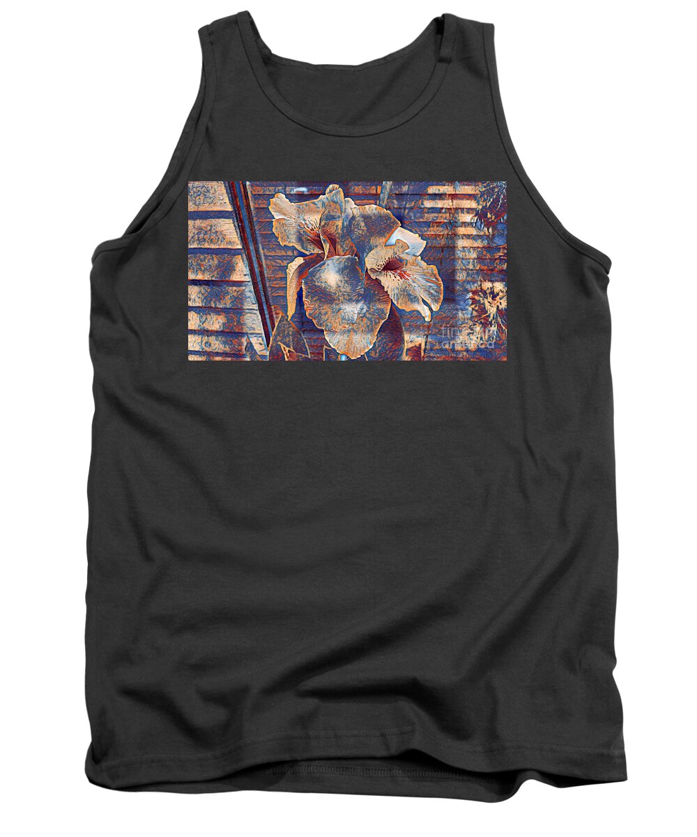 Botanical Tank Top featuring the photograph Arty lilly by Steven Wills