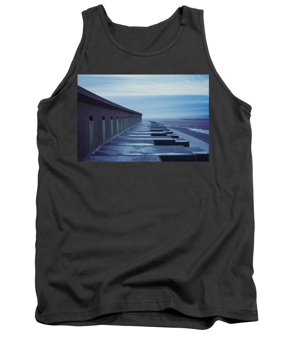 Beach Tank Top featuring the photograph At the beach by Nick Barkworth