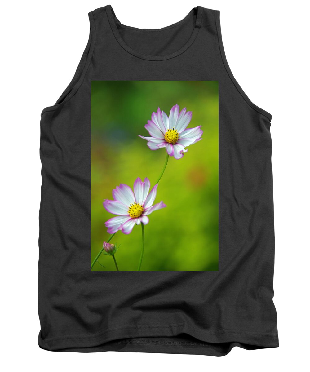Flowers Tank Top featuring the photograph Autumn Flowers by Byron Varvarigos