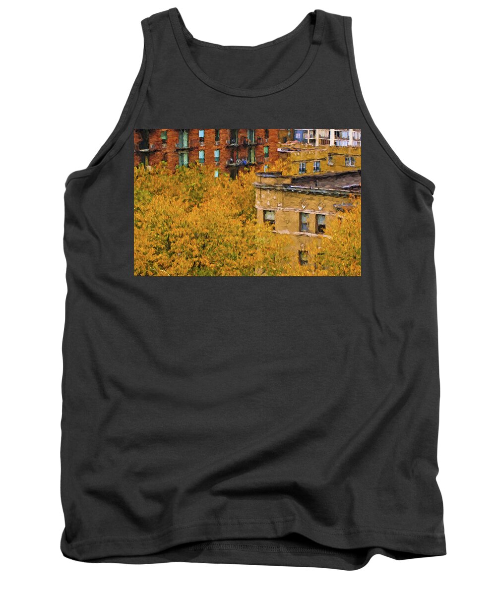 Chicago Tank Top featuring the photograph Autumn in Chicago by Ginger Wakem