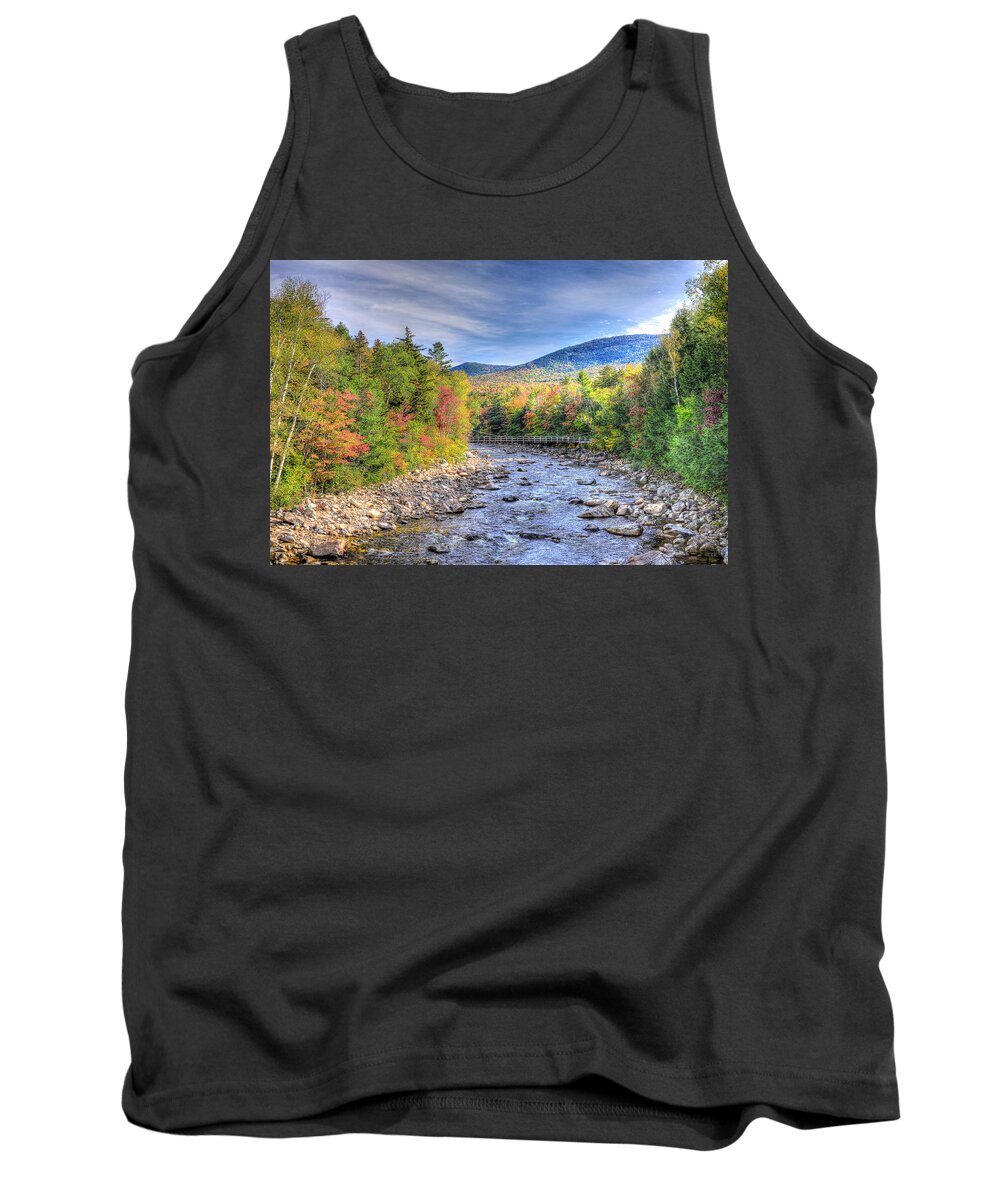 Kankamagus Highway Tank Top featuring the photograph Autumn in New Hampshire by Don Mercer