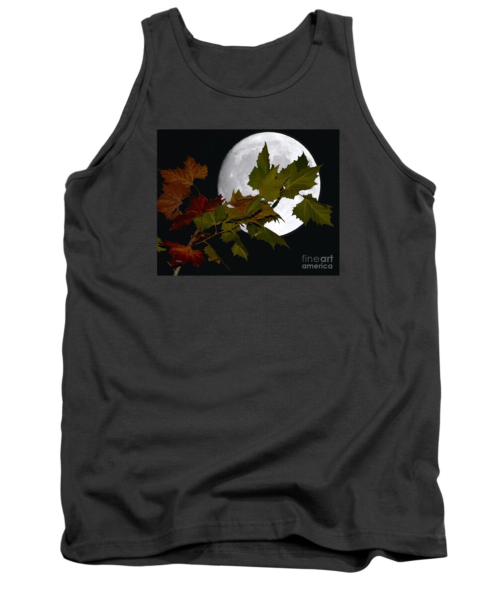 Autumn Moon Tank Top featuring the photograph Autumn Moon by Patrick Witz