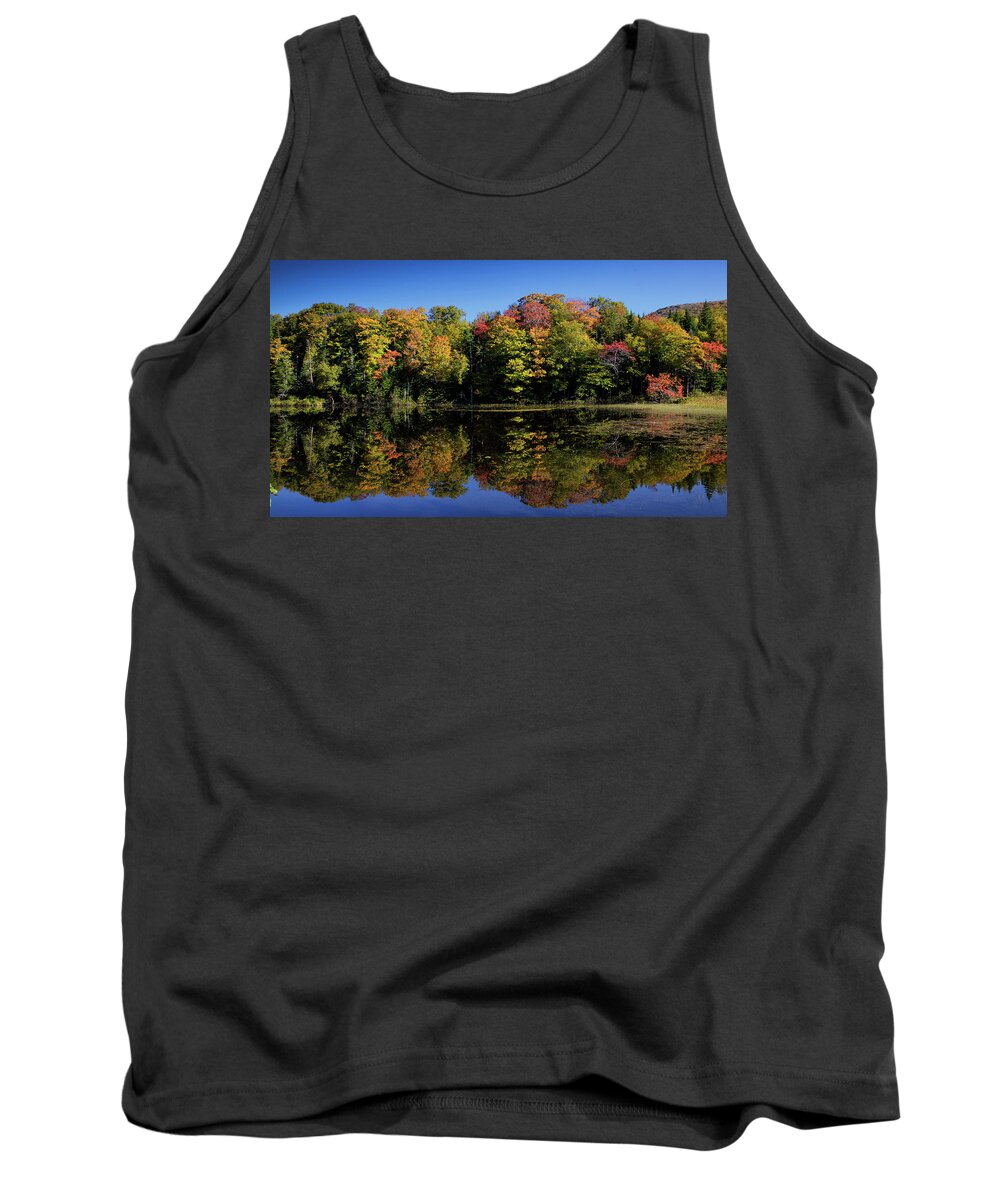 Cape Breton Tank Top featuring the photograph Autumn Reflections 2 by Alberto Audisio