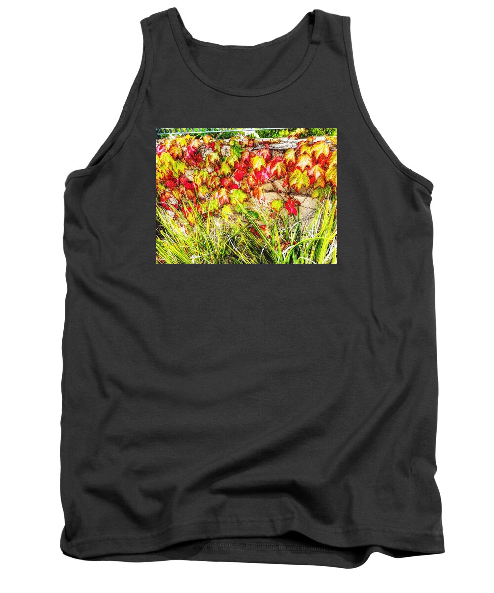 Autumn Tank Top featuring the photograph Autumn's Kiss by Brad Hodges