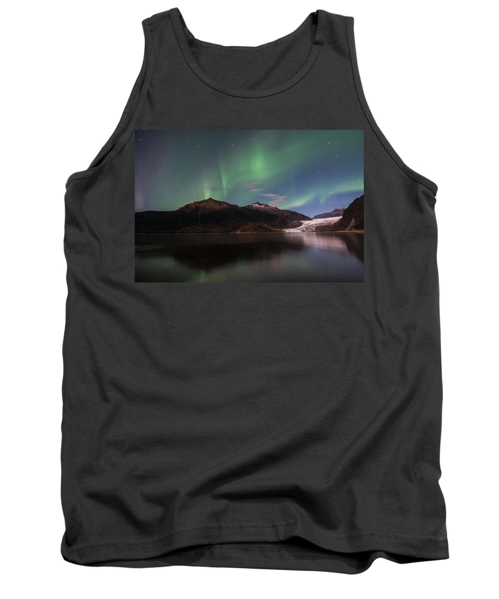 Northern Lights Tank Top featuring the photograph Bands by David Kirby