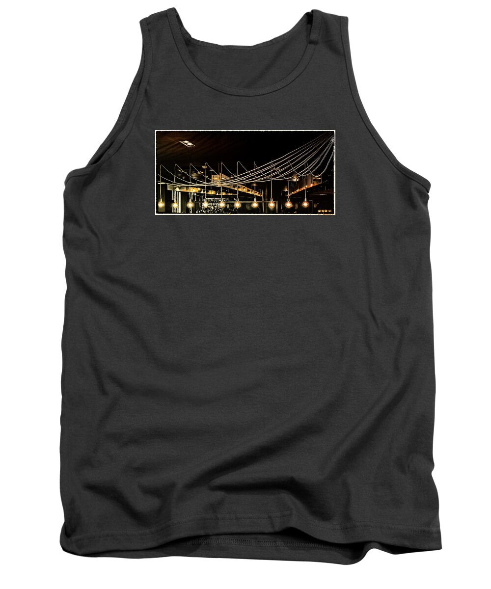 Bar Tank Top featuring the photograph Bar lights by Andrei SKY