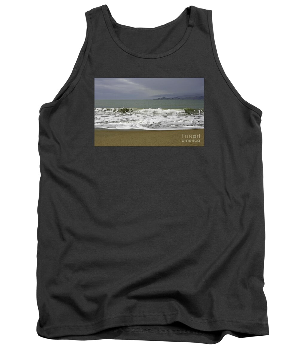 Beach Tank Top featuring the photograph Bay View by Joyce Creswell