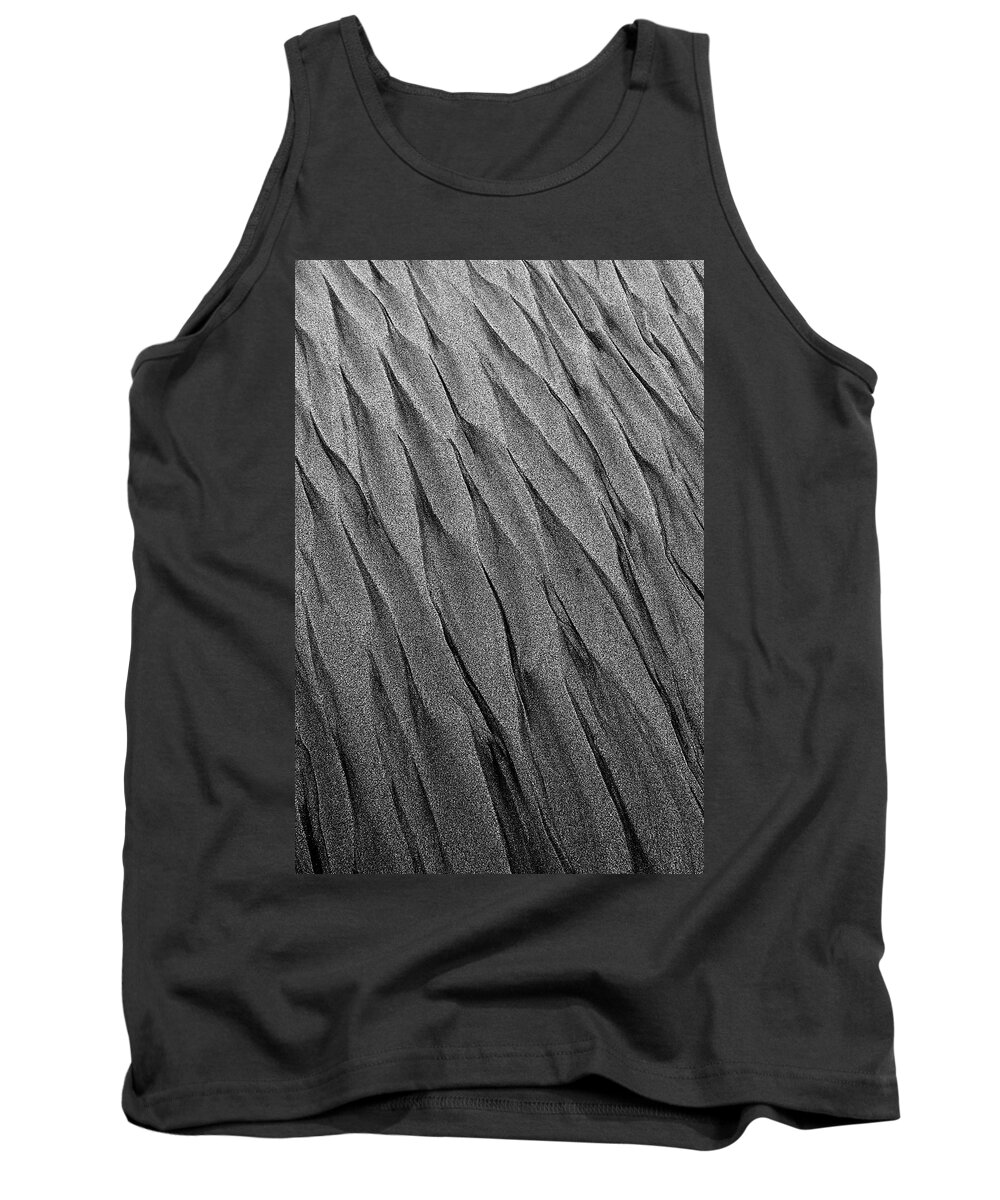 Beach Tank Top featuring the photograph Beach Abstract 23 by Morgan Wright