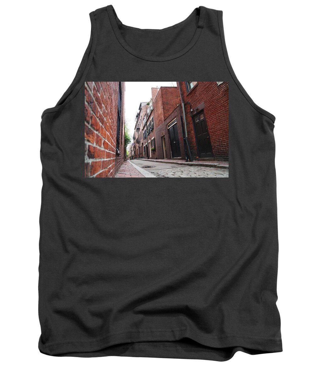 Boston Tank Top featuring the photograph Beacon Hill Alley by Christopher Brown
