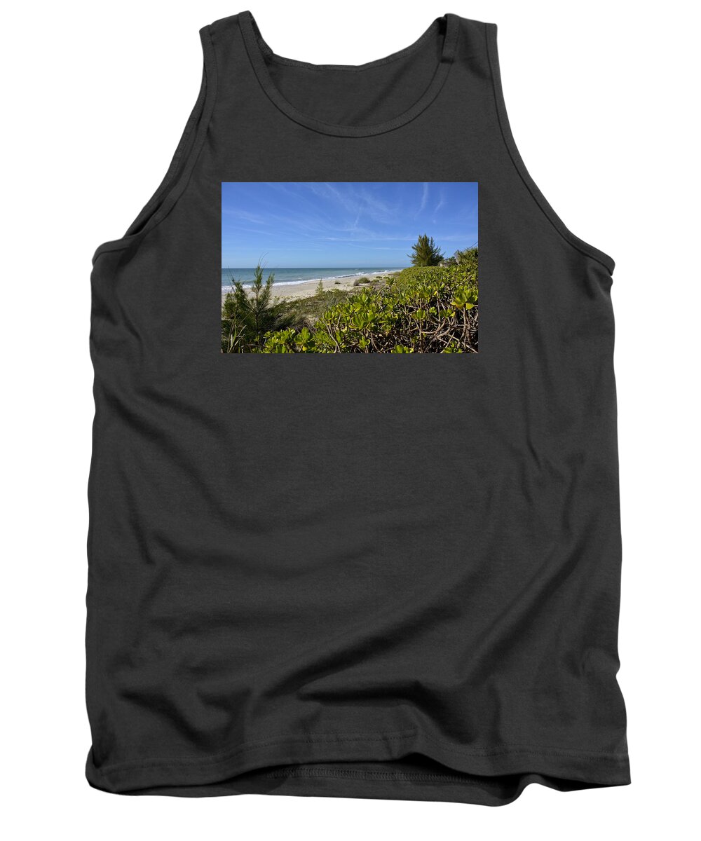 Beach Tank Top featuring the photograph Beautiful Beachy Afternoon by Carol Bradley