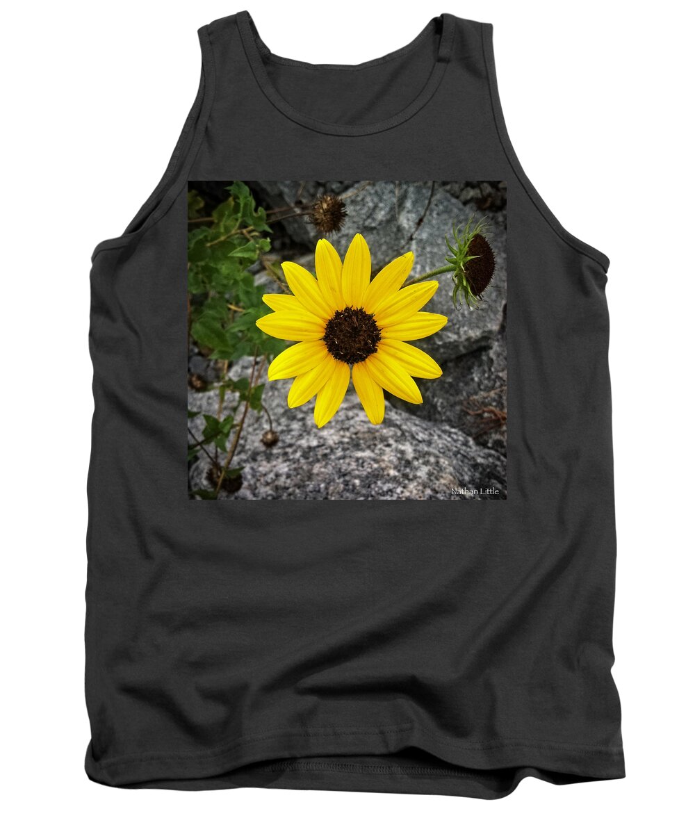 Nature Tank Top featuring the photograph Beauty and Stone by Nathan Little