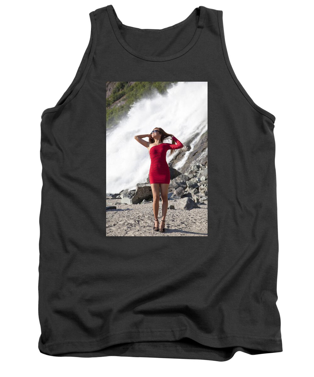 Girl Tank Top featuring the photograph Beauty in Wilderness by Ramunas Bruzas