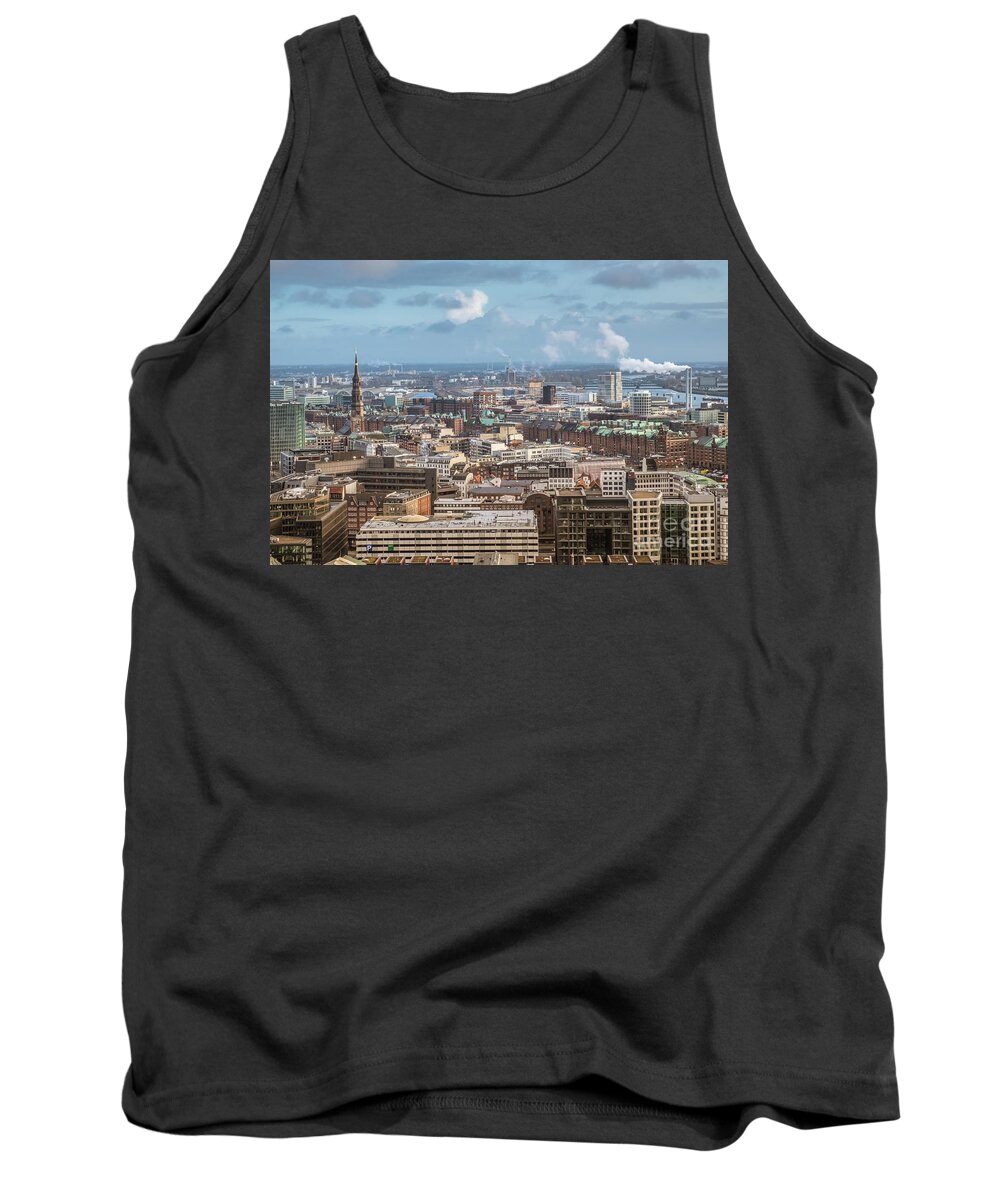 Befor A Snow Storm Hamburg By Marina Usmanskaya Tank Top featuring the photograph Befor a snow storm Hamburg by Marina Usmanskaya