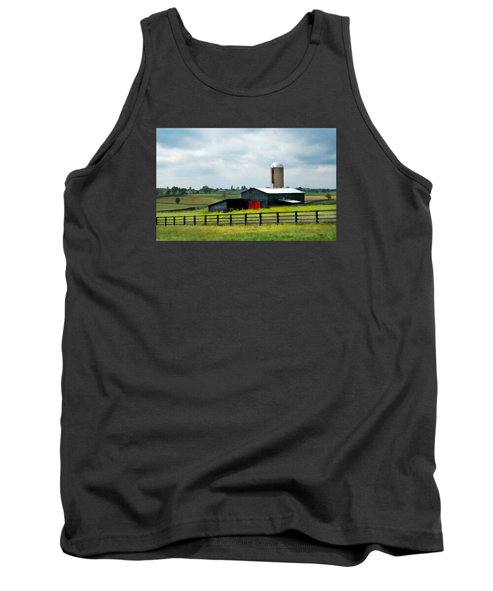 Landscape Tank Top featuring the photograph Before TheRain by Sam Davis Johnson