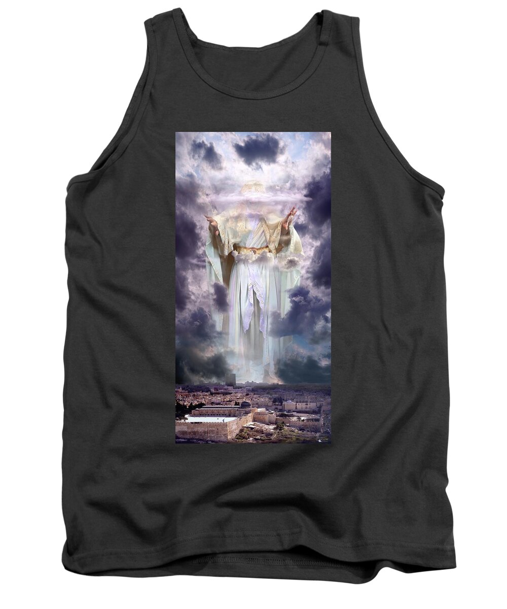 Spiritual Tank Top featuring the digital art Behold by Bill Stephens