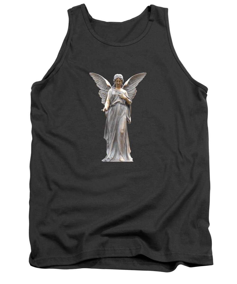 Angel Tank Top featuring the photograph Behold I Send an Angel Before Thee I I by David Dehner