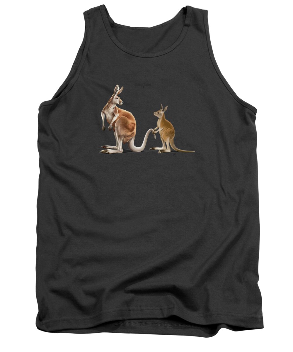 Illustration Tank Top featuring the digital art Being Tailed by Rob Snow