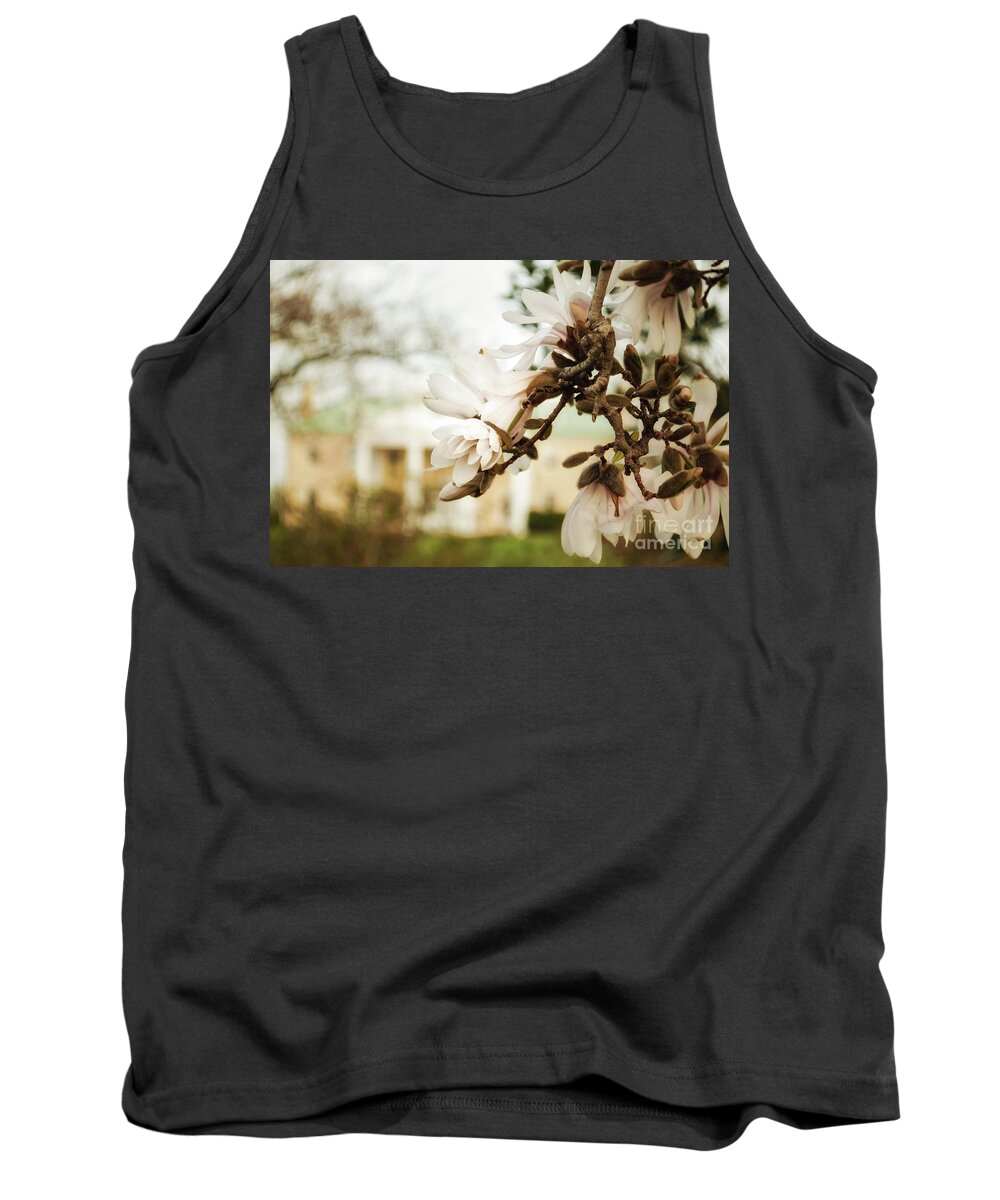 Floral Tank Top featuring the photograph Bellevue Mansion Botanical / Nature / Floral Photograph by PIPA Fine Art - Simply Solid