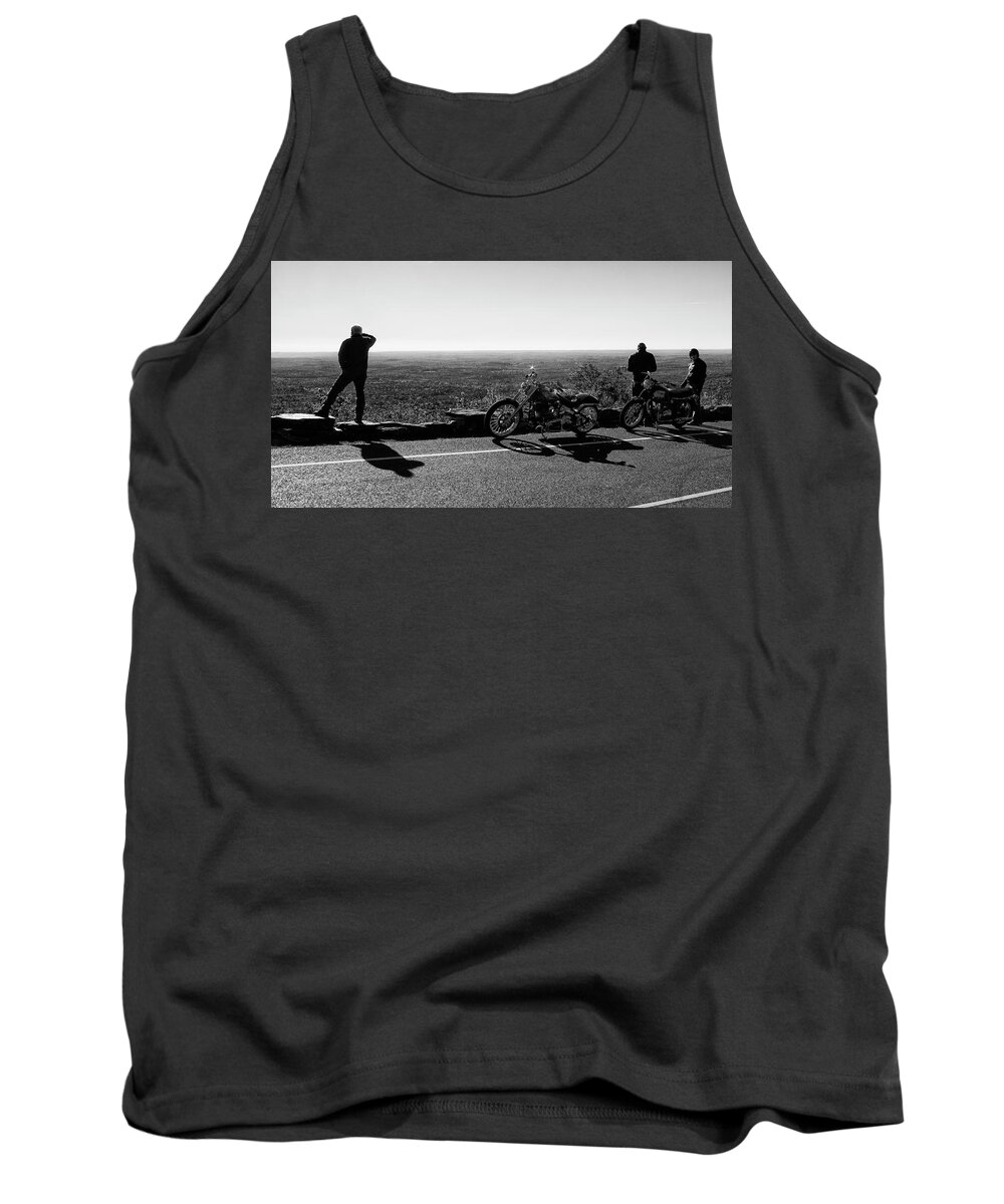 Landscape Tank Top featuring the photograph Biker's Holiday by Monroe Payne