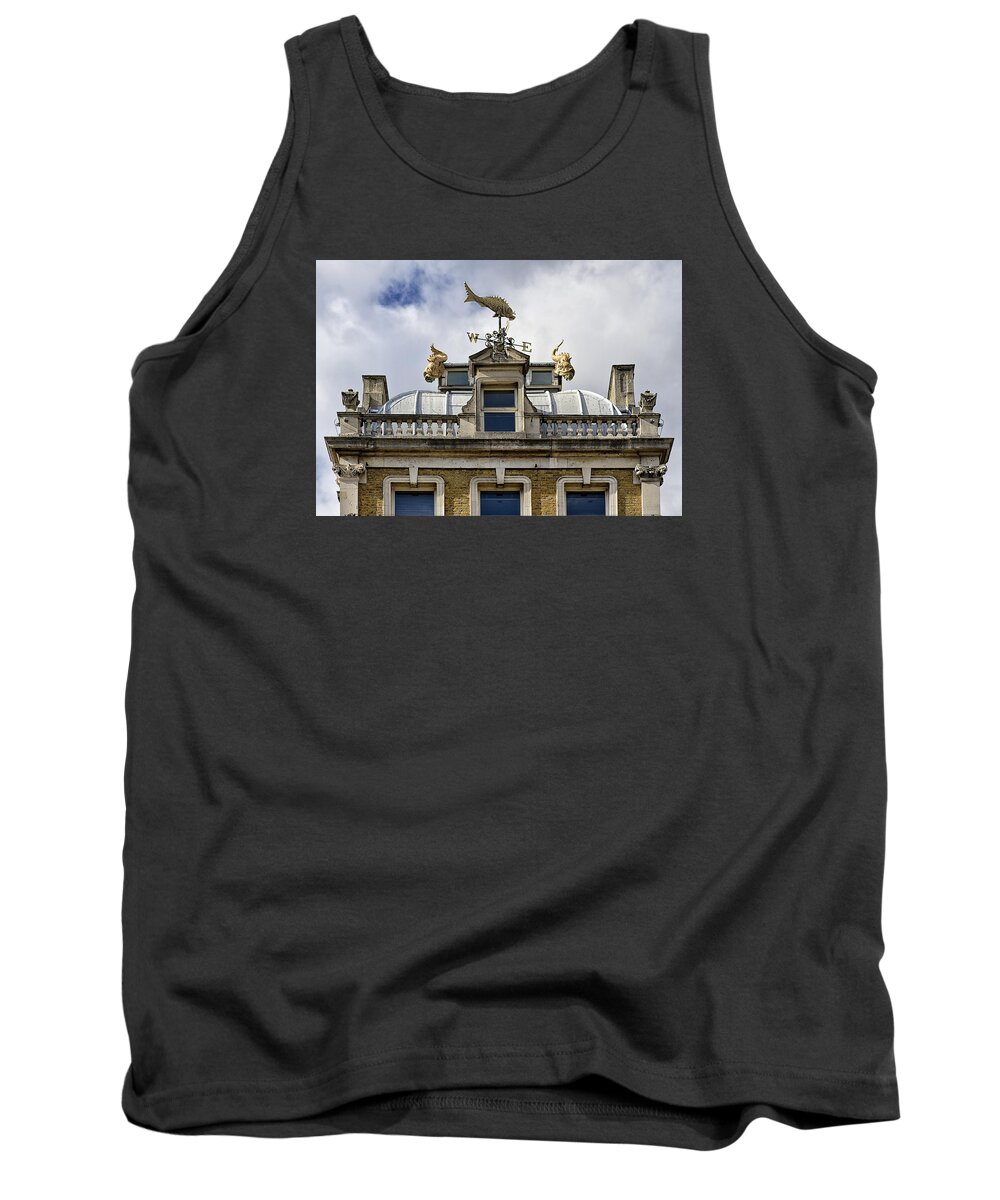 London Tank Top featuring the photograph Billingsgate Fish Market London by Shirley Mitchell