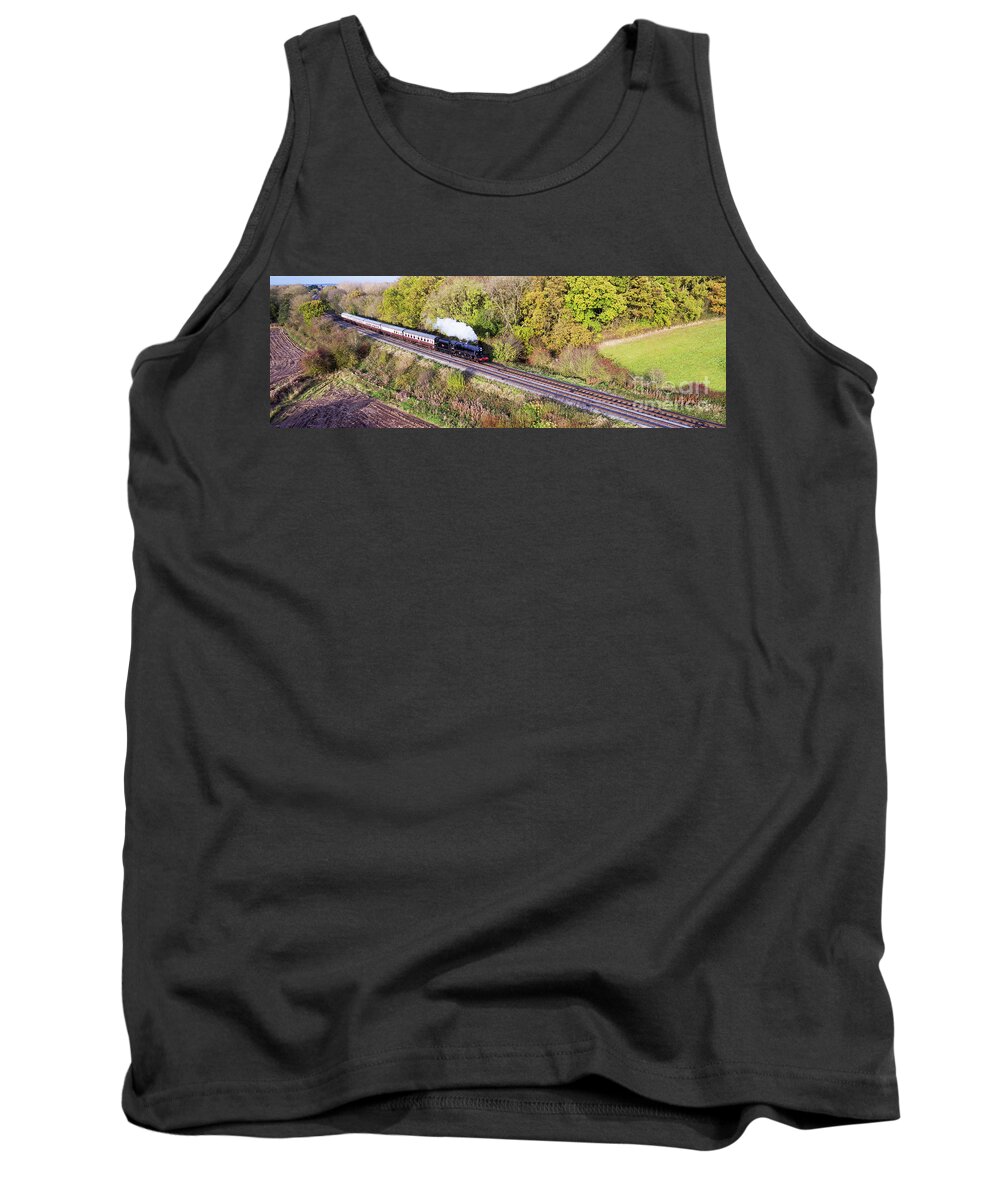 Black 5 Tank Top featuring the photograph Black 5 45305 1 by Steev Stamford