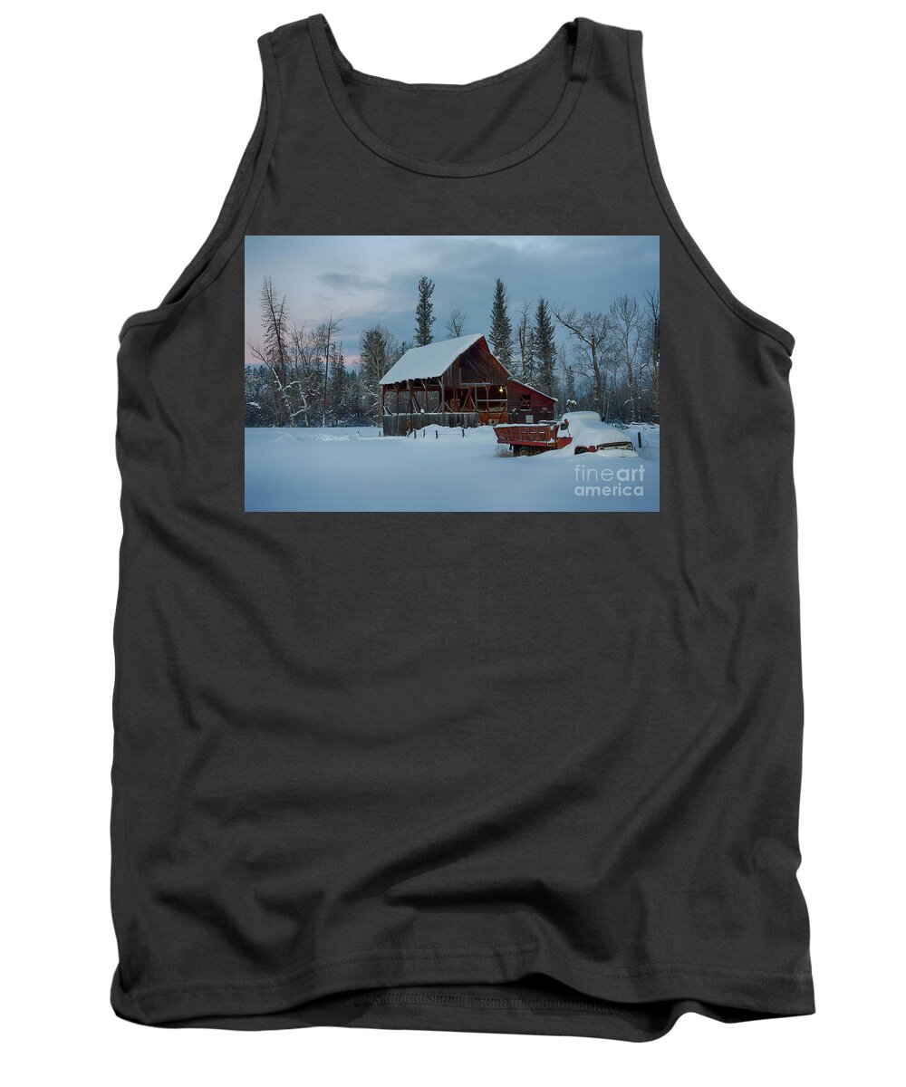 Flathead Valley Tank Top featuring the photograph Blanketed by Idaho Scenic Images Linda Lantzy
