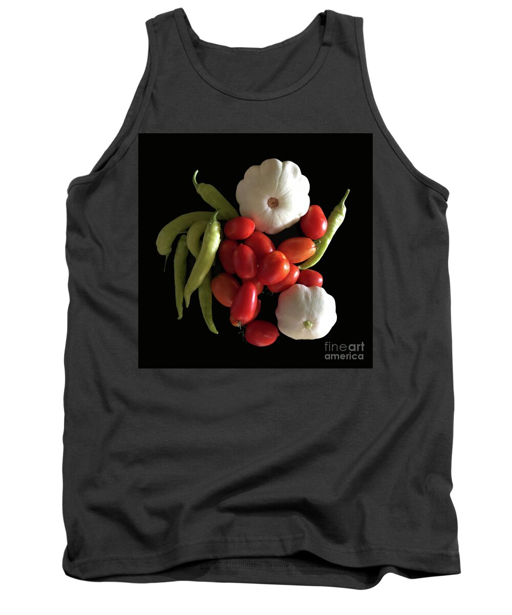 Pattypan Tank Top featuring the photograph Blessings from the Garden by Cheryl McClure