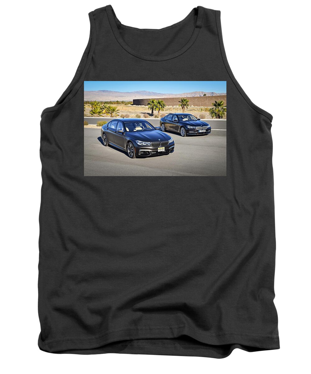 Bmw 7 Series Tank Top featuring the digital art BMW 7 Series by Super Lovely