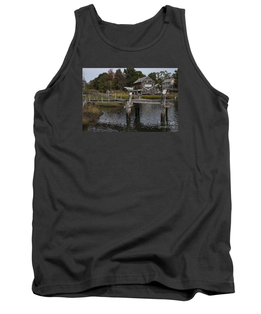Boat Tank Top featuring the photograph Boat House by Timothy Johnson