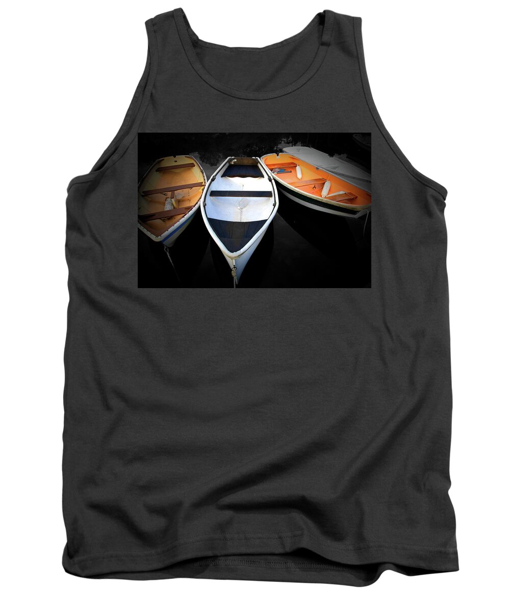Acadia Tank Top featuring the photograph Boats 2 by Alberto Audisio