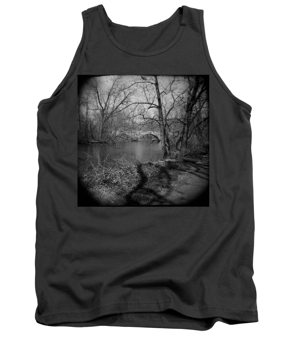 Photograph Tank Top featuring the photograph Boiling Springs Stone Bridge by Jean Macaluso