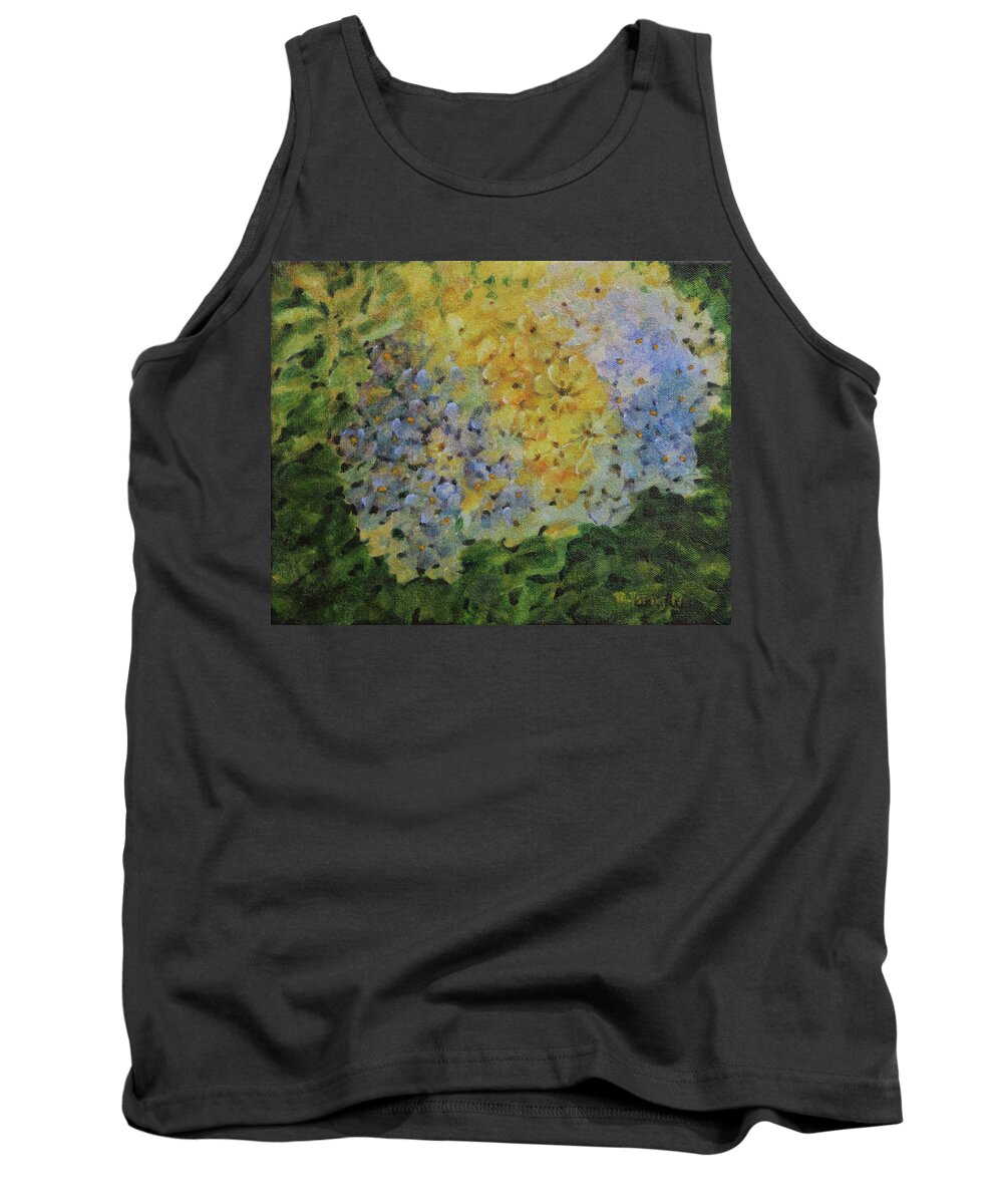Flowers Tank Top featuring the painting Bouquet by Milly Tseng