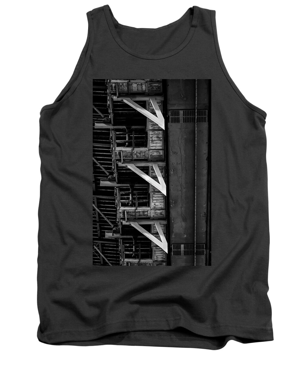 Transportation Tank Top featuring the photograph Bridge DNA by Denise Dube