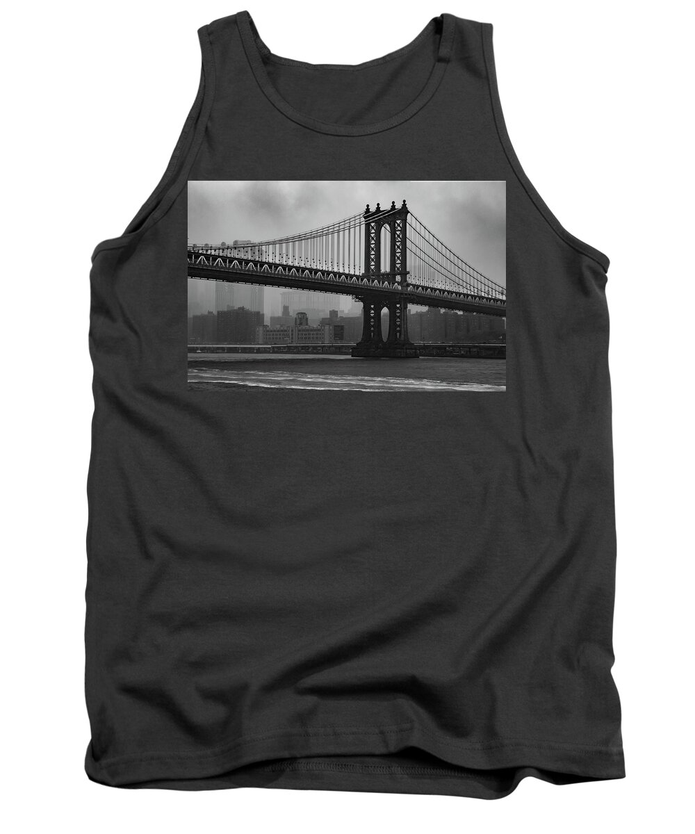 Brooklyn Tank Top featuring the photograph Bridge Over Troubled Water by Adam Reinhart