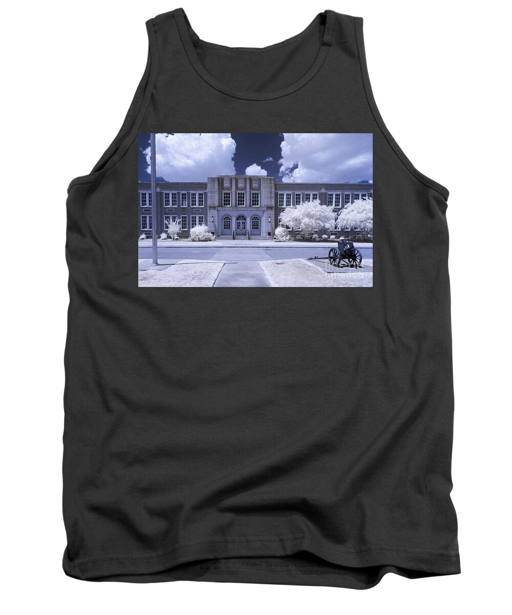 Bchs Tank Top featuring the photograph Brookland-Cayce HS-ir by Charles Hite