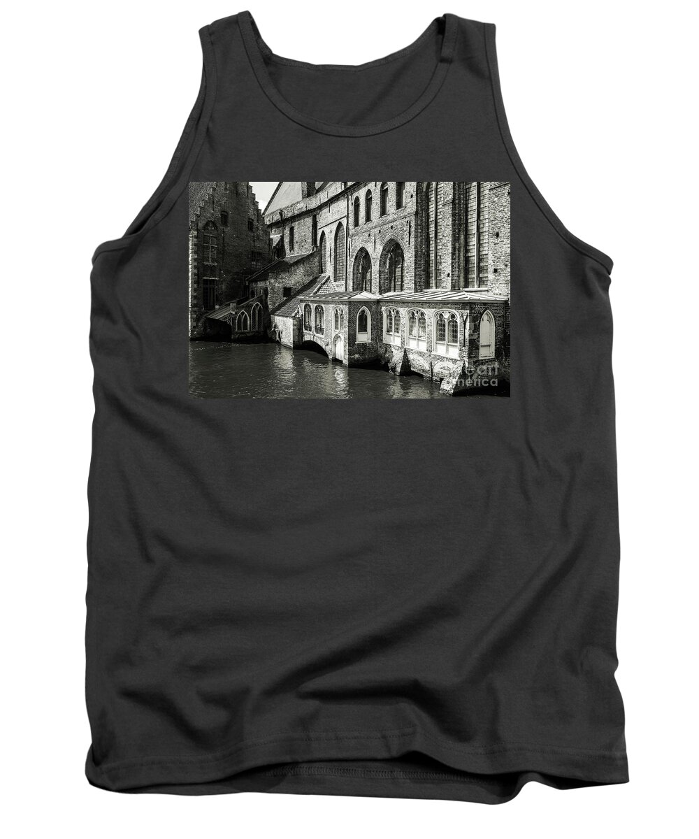 Beautiful Bruges Tank Top featuring the photograph Bruges Medieval Architecture by Lexa Harpell