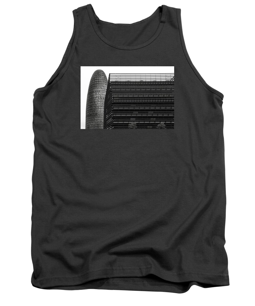 Building Tank Top featuring the photograph Buildings in Barcelona by Emme Pons